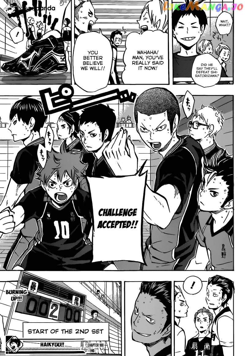 Haikyuu!!, Chapter 100 image 19